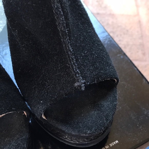 COPY - Michael Kors black suede platform 5.5 - Picture 6 of 7